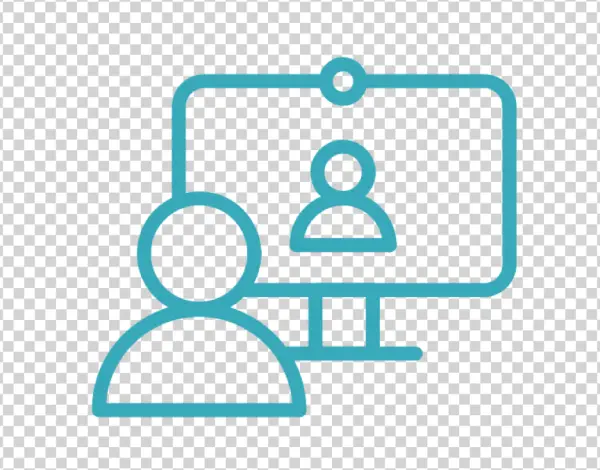 Online Meeting Icon Transparent Background