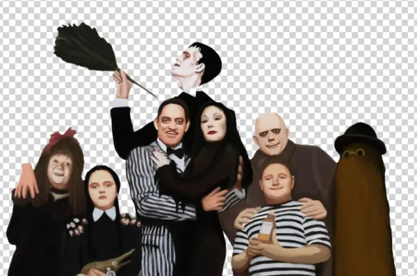 The Addams Family Characters PNG