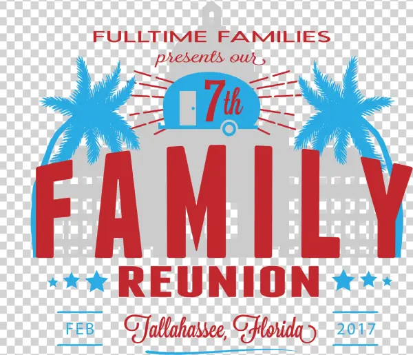 Fulltime Families 7th Reunion Event Logo PNG