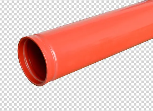 Orange PVC Drainage Pipe PNG Transparent