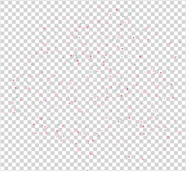 Pink Confetti Burst PNG Transparent Background