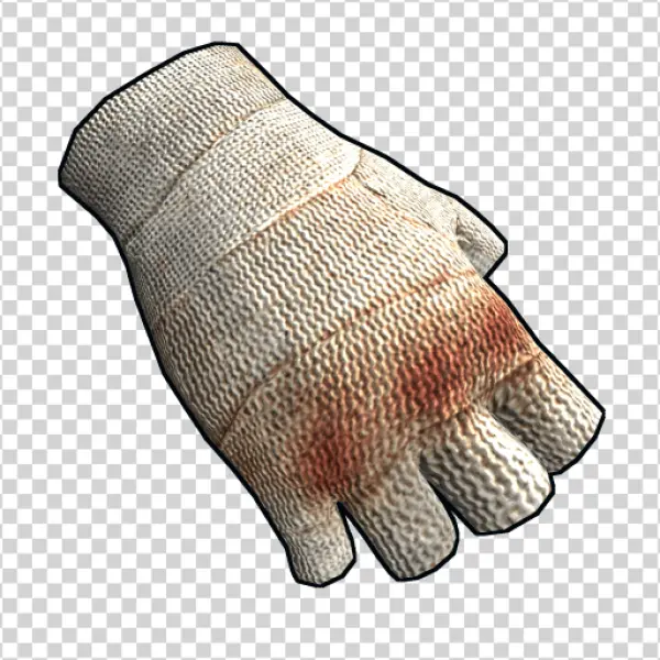 Rugged Fingerless Work Glove PNG Transparent Background