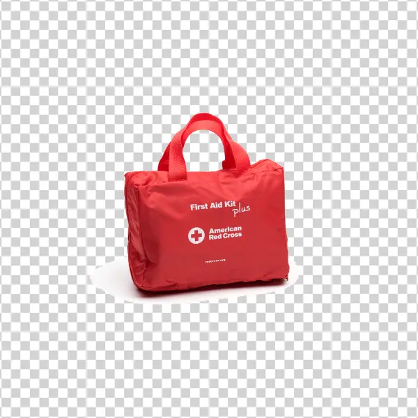 American Red Cross First Aid Kit Plus PNG Transparent Background