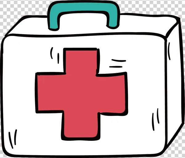 Cartoon First Aid Kit PNG Transparent Background