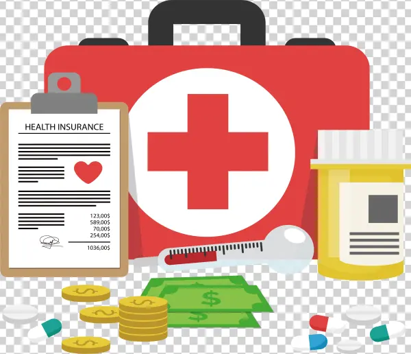 Health Insurance and Medical Essentials PNG