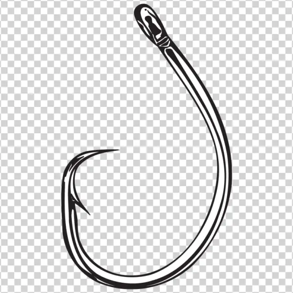 Fishing Hook PNG Transparent Background