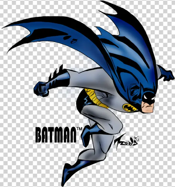 Batman Animated Dynamic Pose PNG