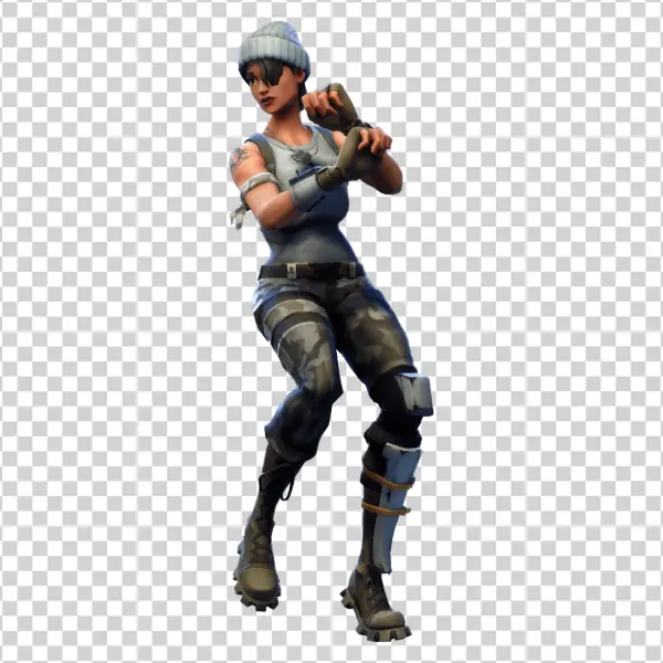 Fortnite Renegade Raider Character PNG Transparent Background