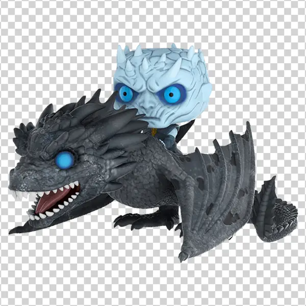 Night King on Viserion Funko Pop PNG Transparent Background