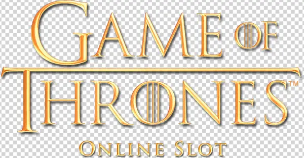 Game of Thrones Online Slot Logo PNG Transparent
