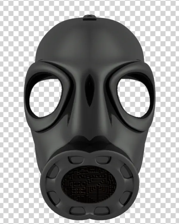 Black Gas Mask Transparent PNG