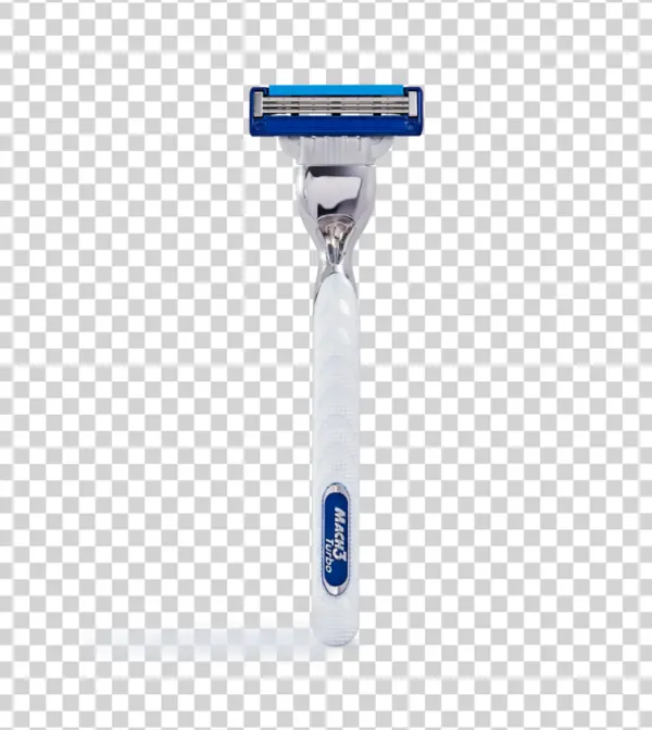 Gillette Mach3 Turbo Razor PNG Transparent Background