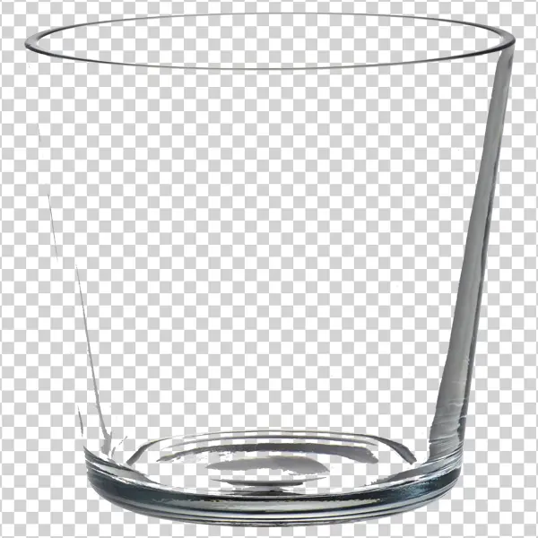 Transparent Empty Glass PNG