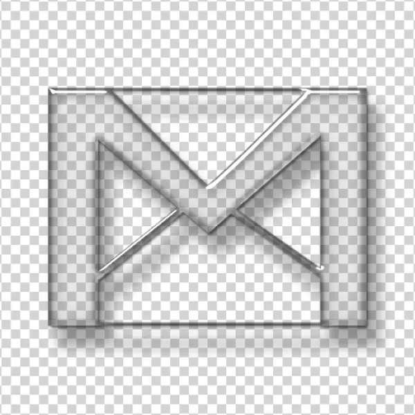 Dark Embossed M Letter Icon PNG Transparent