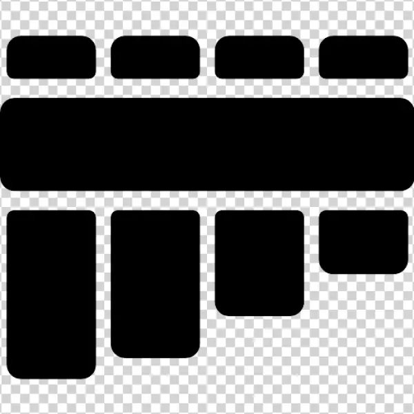 Solid Black Color Transparent PNG