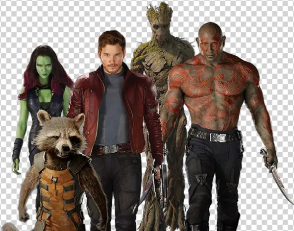 Guardians of the Galaxy Team PNG Transparent