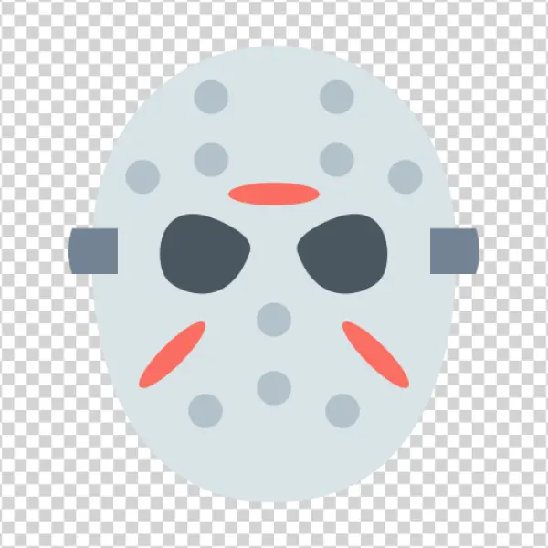 Jason Hockey Mask Icon PNG Transparent