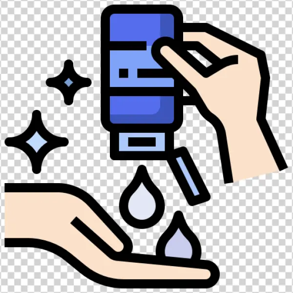Hand Sanitizer Dispensing Icon PNG