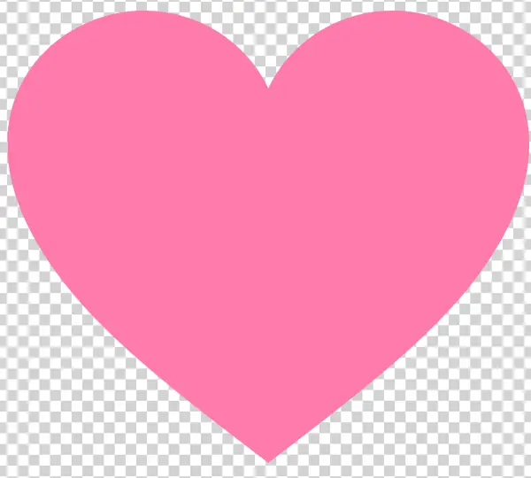 Pink Heart PNG Transparent Background