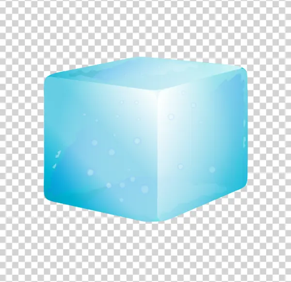Frosted Ice Cube PNG Transparent Background