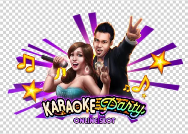 Karaoke Party Online Slot Game Banner PNG