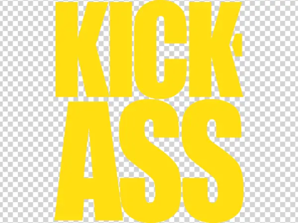 Kick-Ass Logo PNG Transparent Background