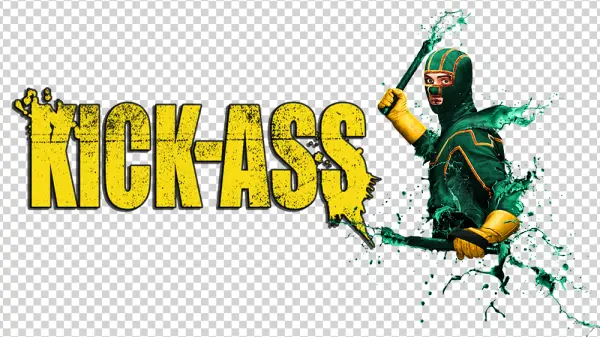 Kick-Ass Movie Logo and Character PNG