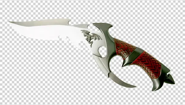 Fantasy Dragon Dagger PNG Transparent Background