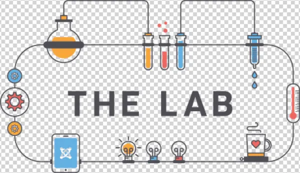 The Lab Creative Science Technology Concept Icon