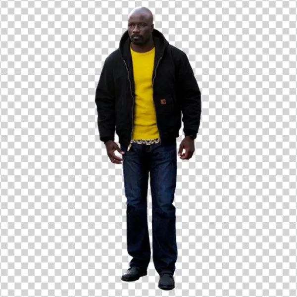 Luke Cage Full Body Cutout PNG