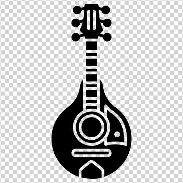 Mandolin Icon PNG Transparent Background