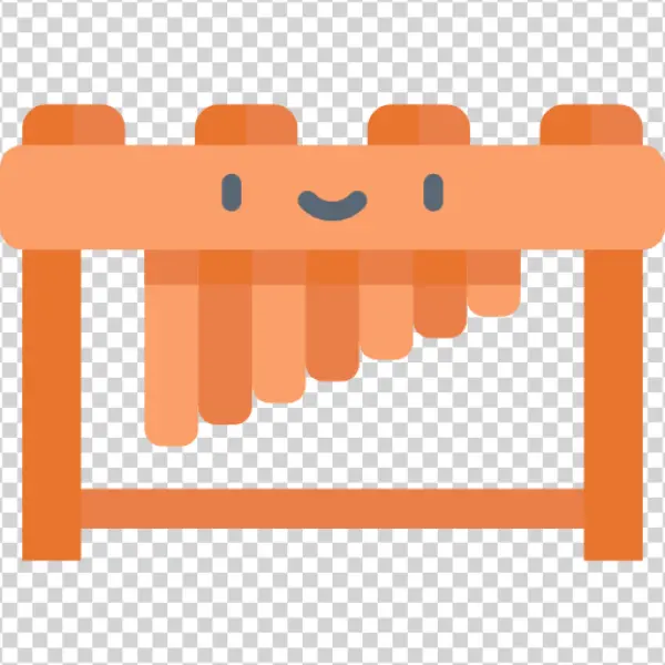 Smiling Marimba Icon PNG