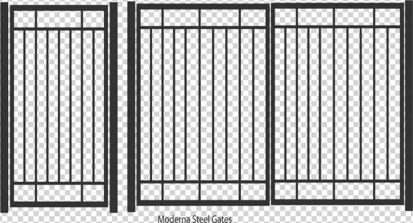 Moderna Steel Gates PNG Transparent Background
