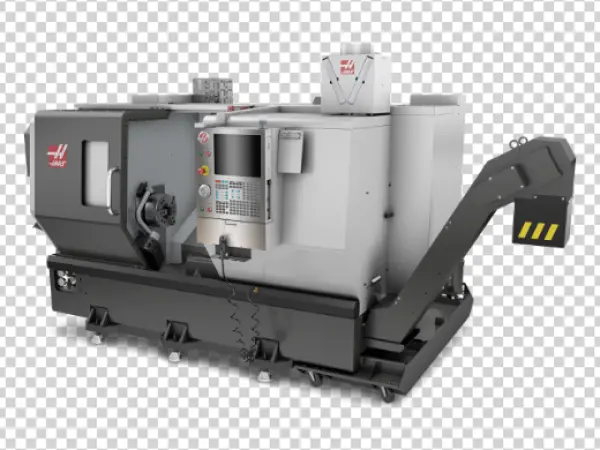Haas CNC Lathe Machine PNG Transparent Background