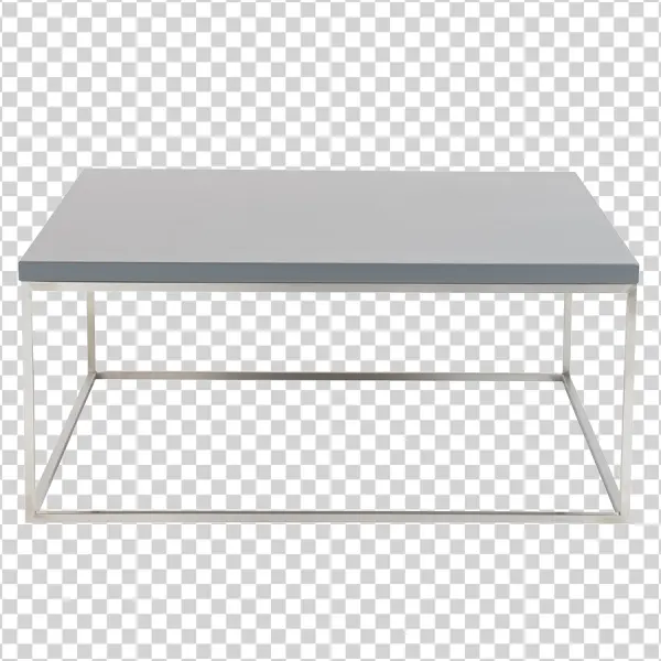 Modern Gray Coffee Table PNG Transparent Background
