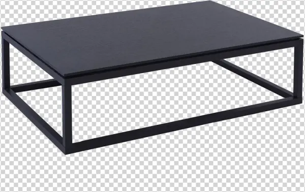 Black Modern Coffee Table PNG Transparent Background
