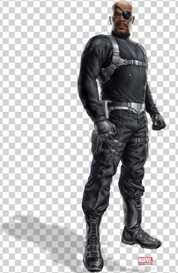 Nick Fury Marvel Character PNG Transparent Background