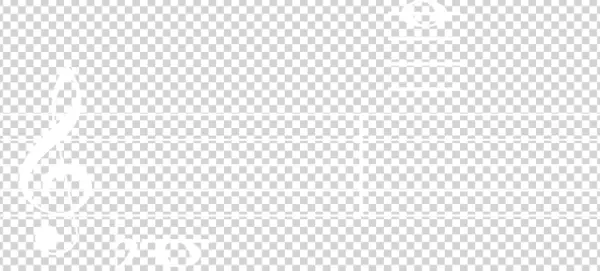 Musical Staff Treble Clef Notes PNG Transparent