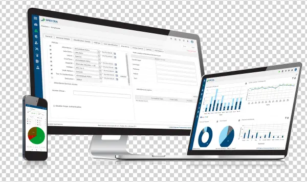 SPECTRA Business Software on Multiple Devices PNG