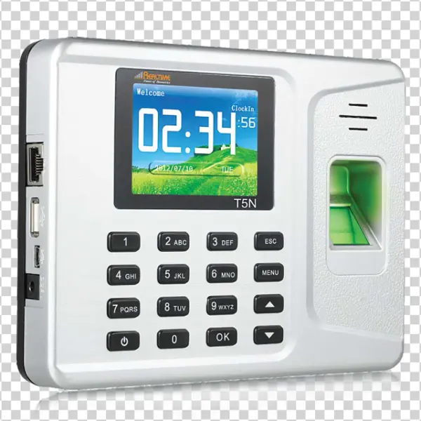 Biometric Fingerprint Time Clock PNG