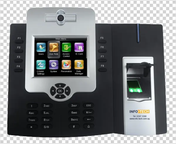 Biometric Time Attendance System PNG Transparent Background