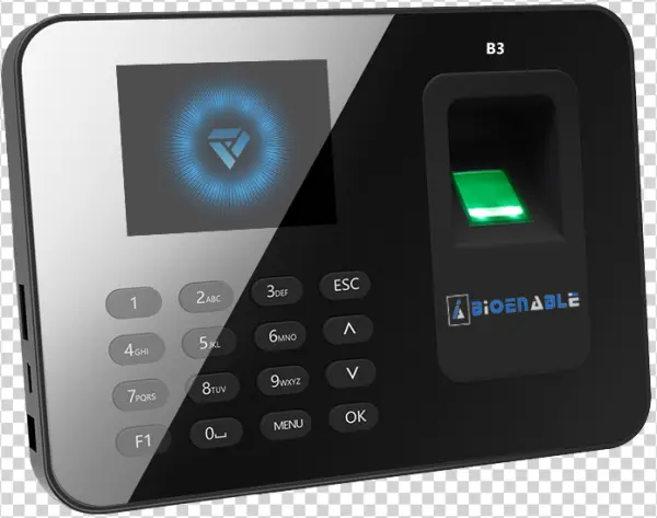 Biometric Fingerprint Time Clock Device PNG