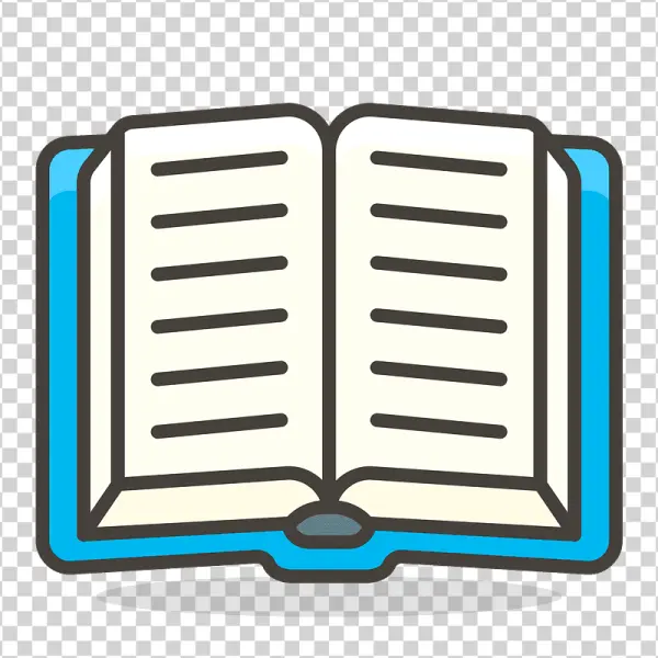 Open Book Icon PNG Transparent Background