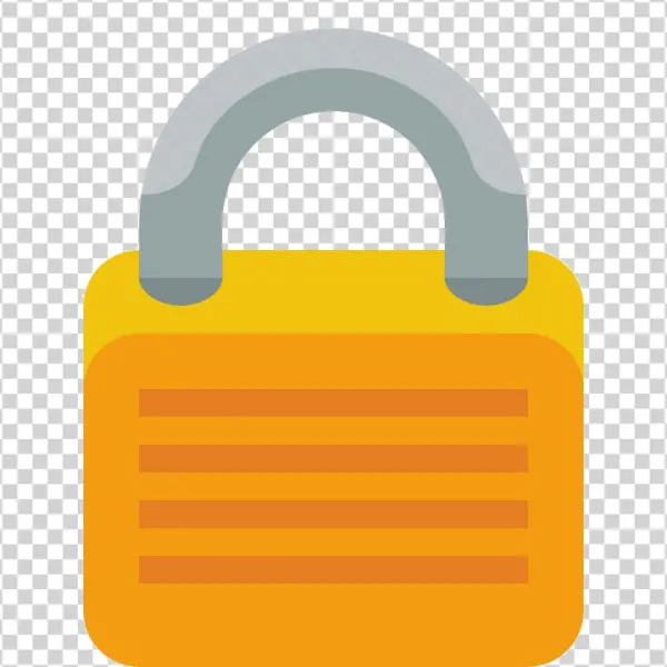Padlock Icon PNG Transparent Background