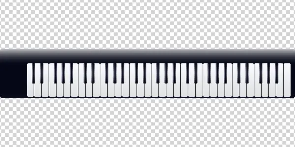 Piano Keyboard PNG Transparent Background