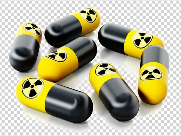 Radiation Hazard Capsules PNG Transparent Background