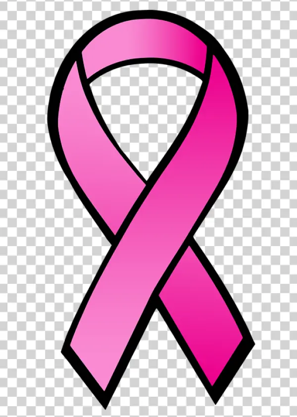 Pink Ribbon Breast Cancer Awareness PNG