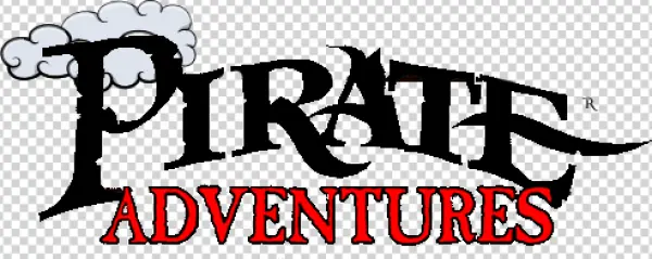 Pirate Adventures Text Logo PNG
