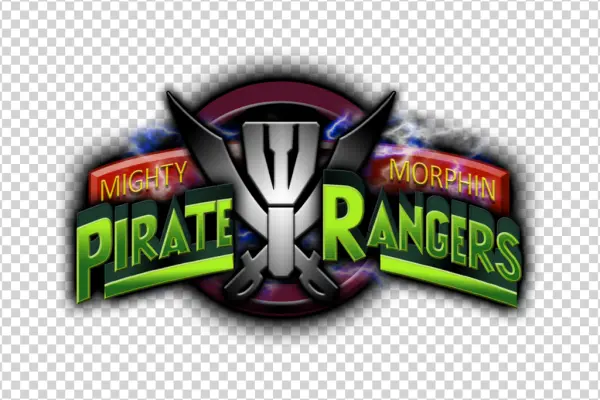 Mighty Morphin Pirate Rangers Logo PNG Transparent