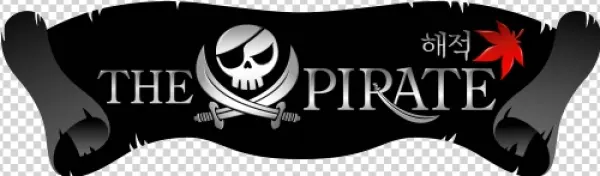 The Pirate Logo Banner PNG